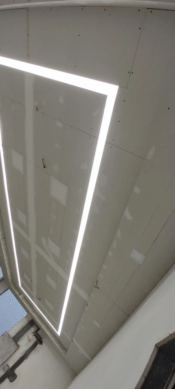 Linear Lighting Detail — Takween interior fit-out work